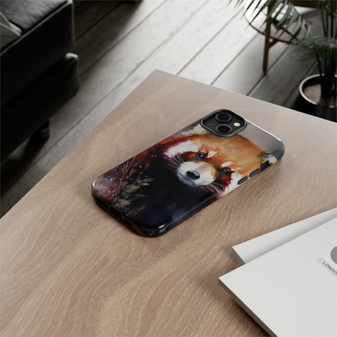 Red Panda in Watercolor - Impact Resistant Phone Case